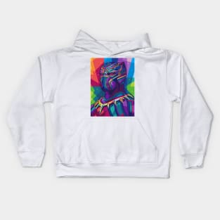 WPAP - Vibranium Pop Phanter Kids Hoodie